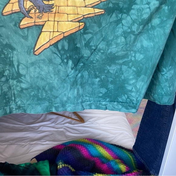 90s Grateful Dead Green XL with Wizard of Oz Design liquid blue - Picture 9 of 16
